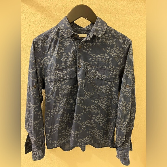 Billy Reid Willow Shirt in Blue - Picture 3 of 6